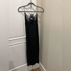 Zadig & Voltaire black slip dress size S
